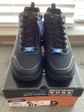 Skechers Men's Work: Street Treader - Scorron Casual Work Boots, size 10